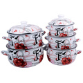 5 PCS Enamel Cookware Set